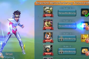 Begrenzte Herausforderung: Kosmo entfesselt